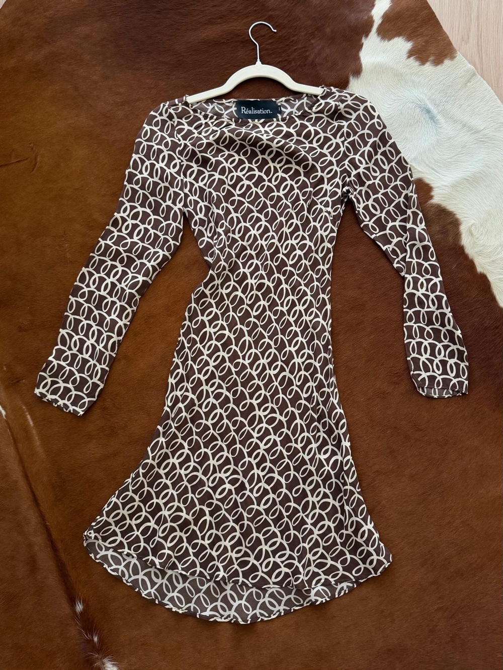 Réalisation Par printed mini dress size XS